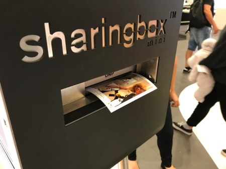 Unser Selfie kam aus dem Drucker.