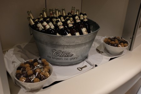 Bier gab es nur zur Eröffnung.