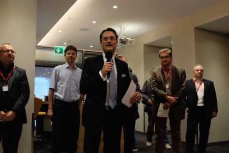 Ruhe jetzt - Michael Peterson, Vorstand Marketing DB Fernverkehr, spricht.