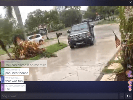 Bürger fahren mit ihrem Auto durch die Stadt.