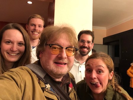 Selfie mit dem Filmteam.