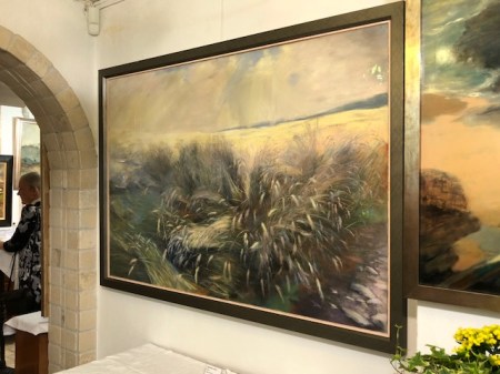 Ein wunderbares, großes Pastellbild von Helmut Sacher (1926-2010) gibt es derzeit in FFB bei der Galerie Bild+Rahmen zu sehen. 