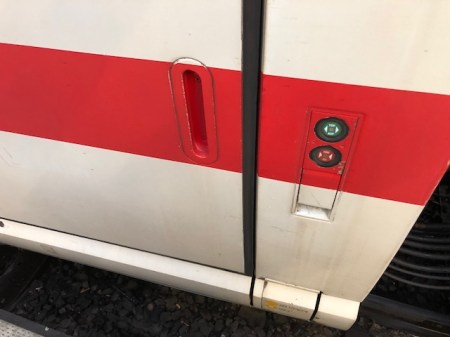 Beim Reinigen ist der Einstieg blockiert.