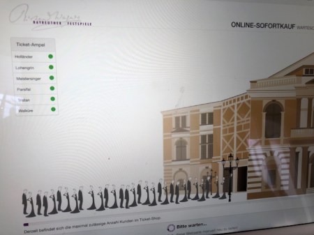 Ganz links ist der Ladebalken um 14:09 Uhr. Das kann dauern und die animierten Figuren sind auch nicht mehr da. 