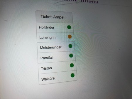 Lohengrin wird um 14:33 Uhr knapp. So ein Mist.