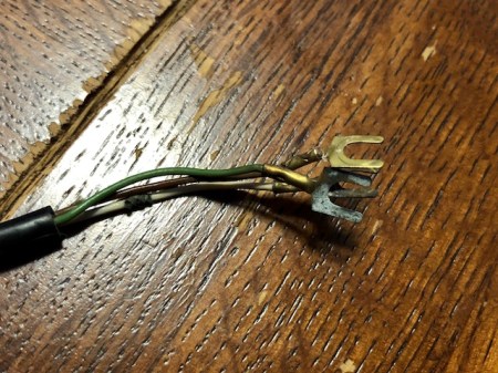 Wo kommen die Drähte hin?