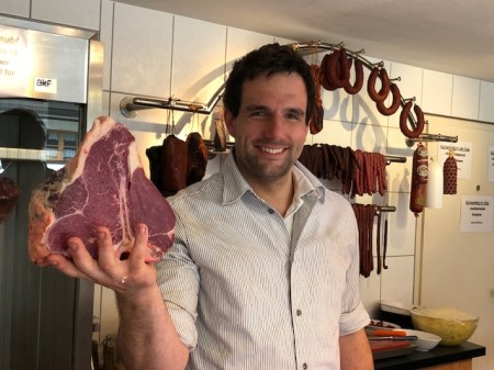 Metzgermeister Matthias Endrass nahm an der WM der Metzger teil. 