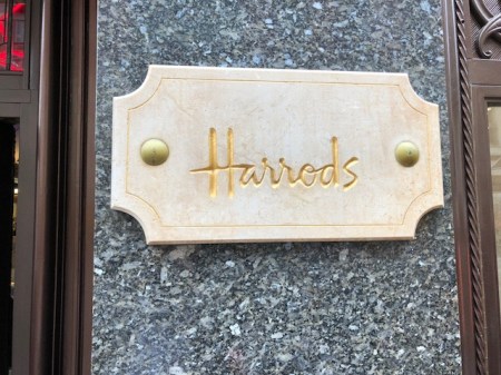 Luxus pur bei Harrods