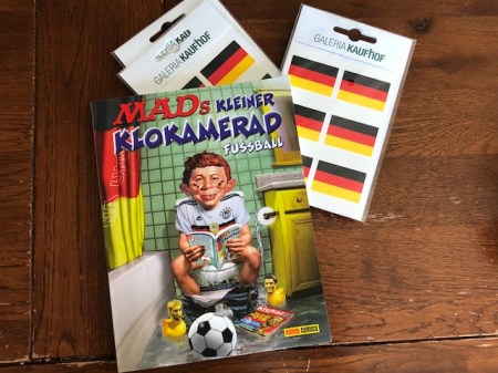 Ideale Klolektüre: MAD zum Thema Fußball. 