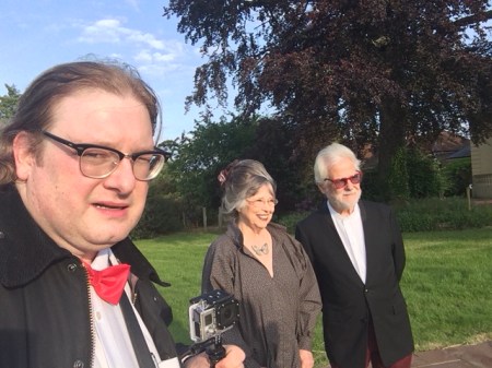 Christiane Kubrick, Jan Harlan und ich. Foto: Lange