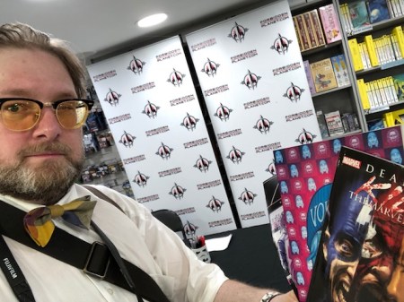 Treffen in London mit Comic-Stars. Hier meine Ausbeute.