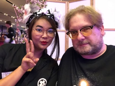 Maid und ich - ich hab mich prima im Maid Cafe auf der AnimagiC unterhalten.