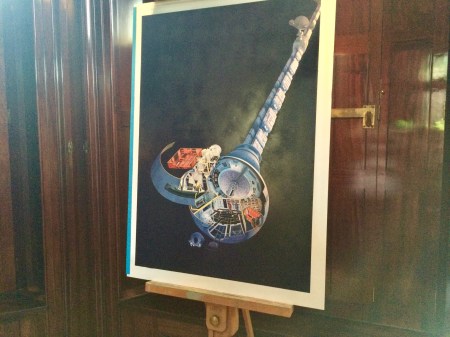 Dieses Bild von 2001 stammt nicht aus der Ausstellung, sondern habe ich im Haus von Kubrick bei London geschossen.