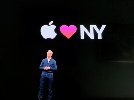 Endlich mal wieder eine Apple Keynote in New York.