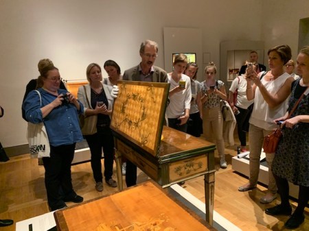 Für die Blogger wurde ein Verwandlungstisch geöffnet. 