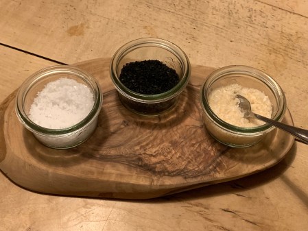 Hier wird Salz gereicht.