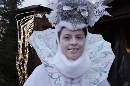 Ich habe die Eisprinzession gesehen.