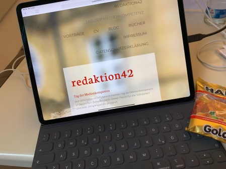 Das neue iPad Pro im Einsatz.