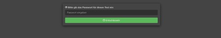 Das Passwort lag den Links dabei. 