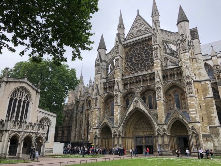 Die Westminster Abbey in London.
