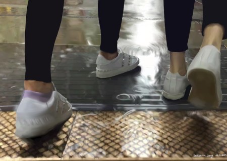 Hyperrealismus - eine Form des Pop Art. Hier Visit London von K2.