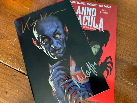 Dracula mit Autogramm