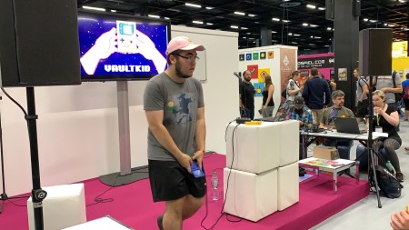 Vault Kid auf der Bühne.