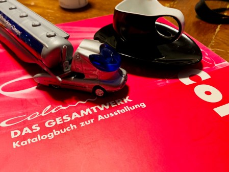 Colani bei mir zu Hause.