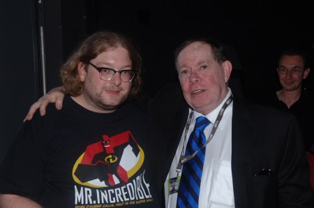 Syd Mead und ich Matthias J Lange im Jahre 2008.