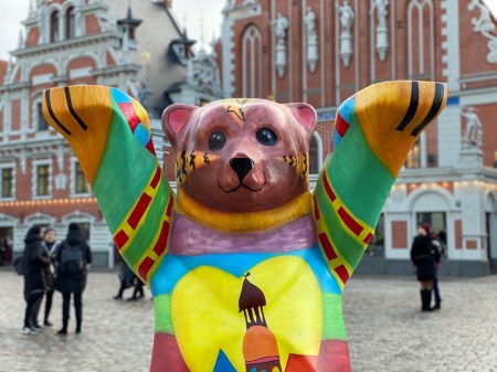 Der Berliner Bär in Riga.