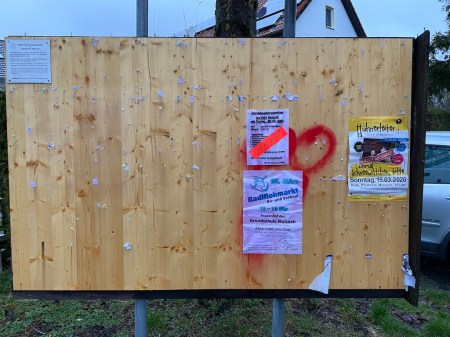 Alle Veranstaltungen im Dorf sind abgesagt.