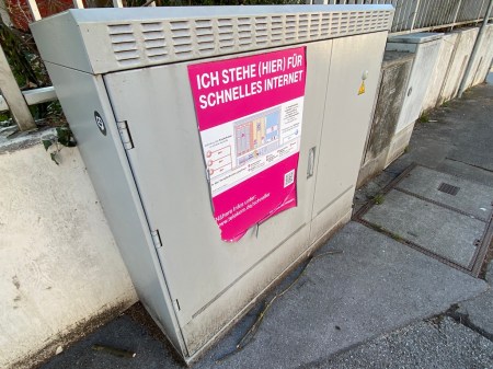 Denkste - hier soll das schnelle Internet drinnen sein. 
