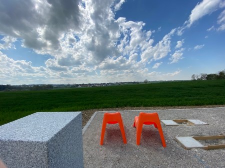 Ausblick vom Räuber Kneißl-Rastplatz in Frauenberg.