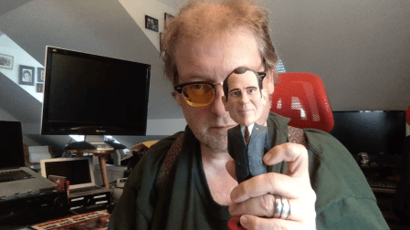 Videokonferenz ohne Vorsatzlinse.