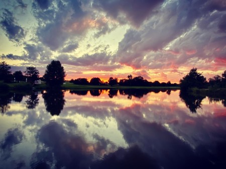 Unter so einem Himmel darf ich spielen - göttlich.